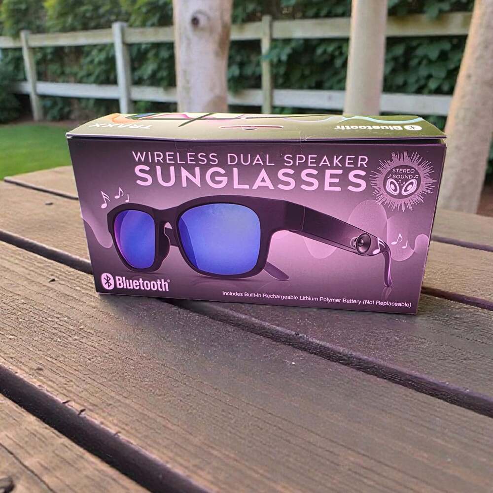 Traxx Wireless Dual Speaker Bluetooth Sunglasses